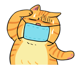 Tong Fat cat sticker #1615017