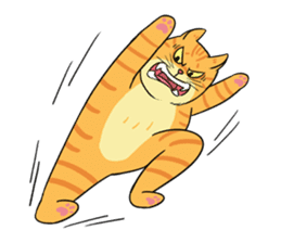 Tong Fat cat sticker #1615019
