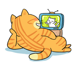 Tong Fat cat sticker #1615023