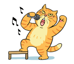 Tong Fat cat sticker #1615026