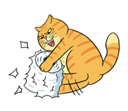 Tong Fat cat sticker #1615031