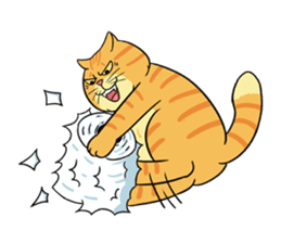 Tong Fat cat sticker #1615031