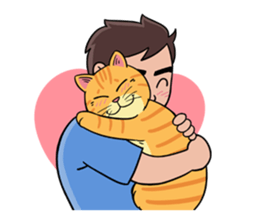 Tong Fat cat sticker #1615032