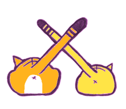 tabby cat diary sticker #1615280