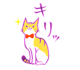 tabby cat diary sticker #1615291