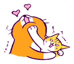 tabby cat diary sticker #1615297