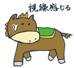 Mr.Sweatshop Horse sticker #1616113