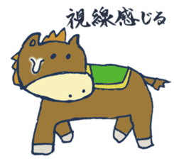 Mr.Sweatshop Horse sticker #1616113