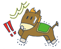 Mr.Sweatshop Horse sticker #1616136