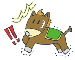 Mr.Sweatshop Horse sticker #1616136