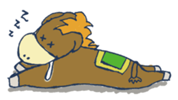 Mr.Sweatshop Horse sticker #1616140