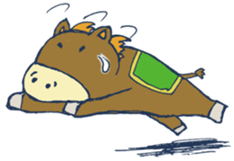 Mr.Sweatshop Horse sticker #1616143