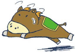 Mr.Sweatshop Horse sticker #1616143