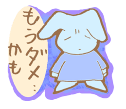 Negative rabbit and Positive rabbit sticker #1616313