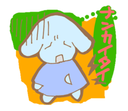 Negative rabbit and Positive rabbit sticker #1616315