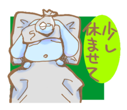 Negative rabbit and Positive rabbit sticker #1616319