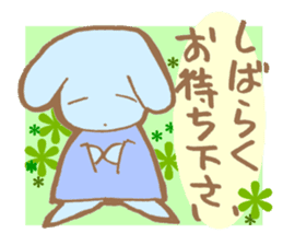 Negative rabbit and Positive rabbit sticker #1616326