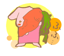 Negative rabbit and Positive rabbit sticker #1616331