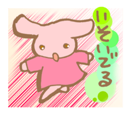 Negative rabbit and Positive rabbit sticker #1616337