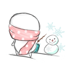 Story of the snowman sticker #1616529