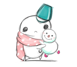 Story of the snowman sticker #1616533