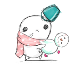 Story of the snowman sticker #1616534