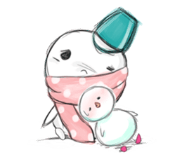 Story of the snowman sticker #1616539