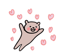 Bear to thank sticker #1616987