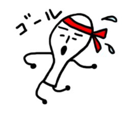 The flat wooden spoon sticker #1617354