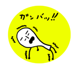 The flat wooden spoon sticker #1617355