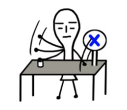 The flat wooden spoon sticker #1617376