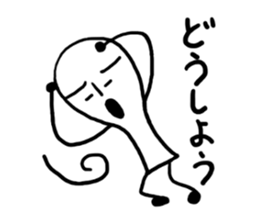 The flat wooden spoon sticker #1617392