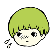 moss boy sticker sticker #1618073