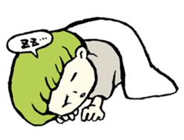 moss boy sticker sticker #1618078