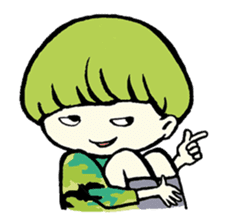 moss boy sticker sticker #1618085