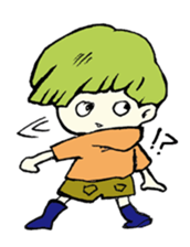 moss boy sticker sticker #1618086