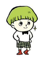 moss boy sticker sticker #1618088