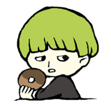 moss boy sticker sticker #1618089