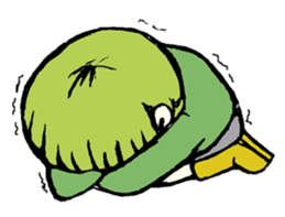 moss boy sticker sticker #1618090