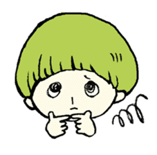 moss boy sticker sticker #1618095