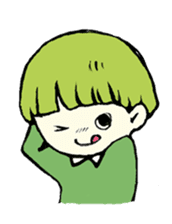 moss boy sticker sticker #1618100