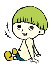 moss boy sticker sticker #1618107