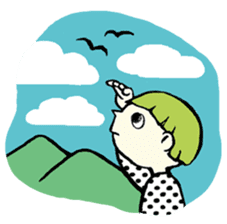 moss boy sticker sticker #1618111