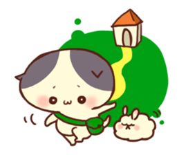 A lop eared Cat&Labbit sticker #1618461