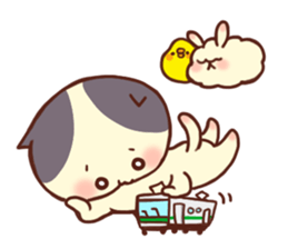 A lop eared Cat&Labbit sticker #1618462