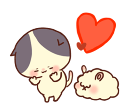 A lop eared Cat&Labbit sticker #1618467