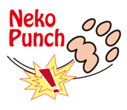 Neko Punch sticker #1618720