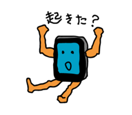 Smao. he is smartphone. sticker #1618838