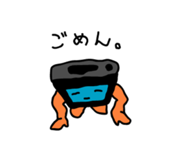 Smao. he is smartphone. sticker #1618841