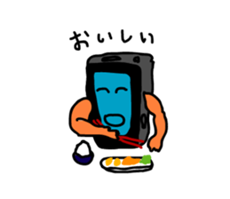 Smao. he is smartphone. sticker #1618843